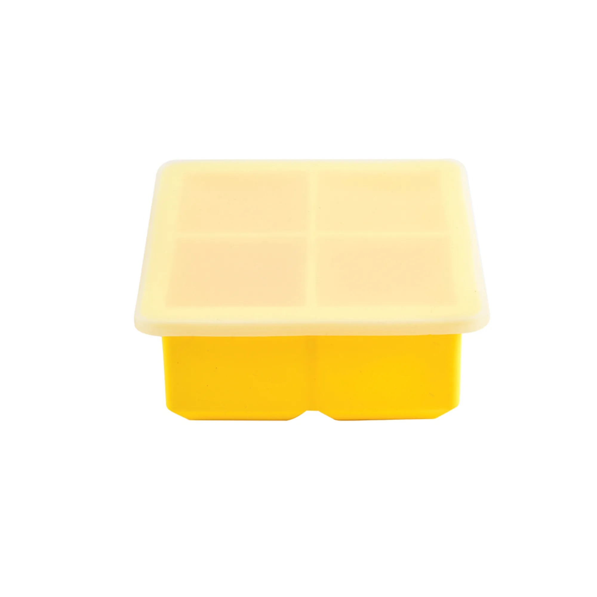 Silicone Square Ice Cube Tray With Lid 10