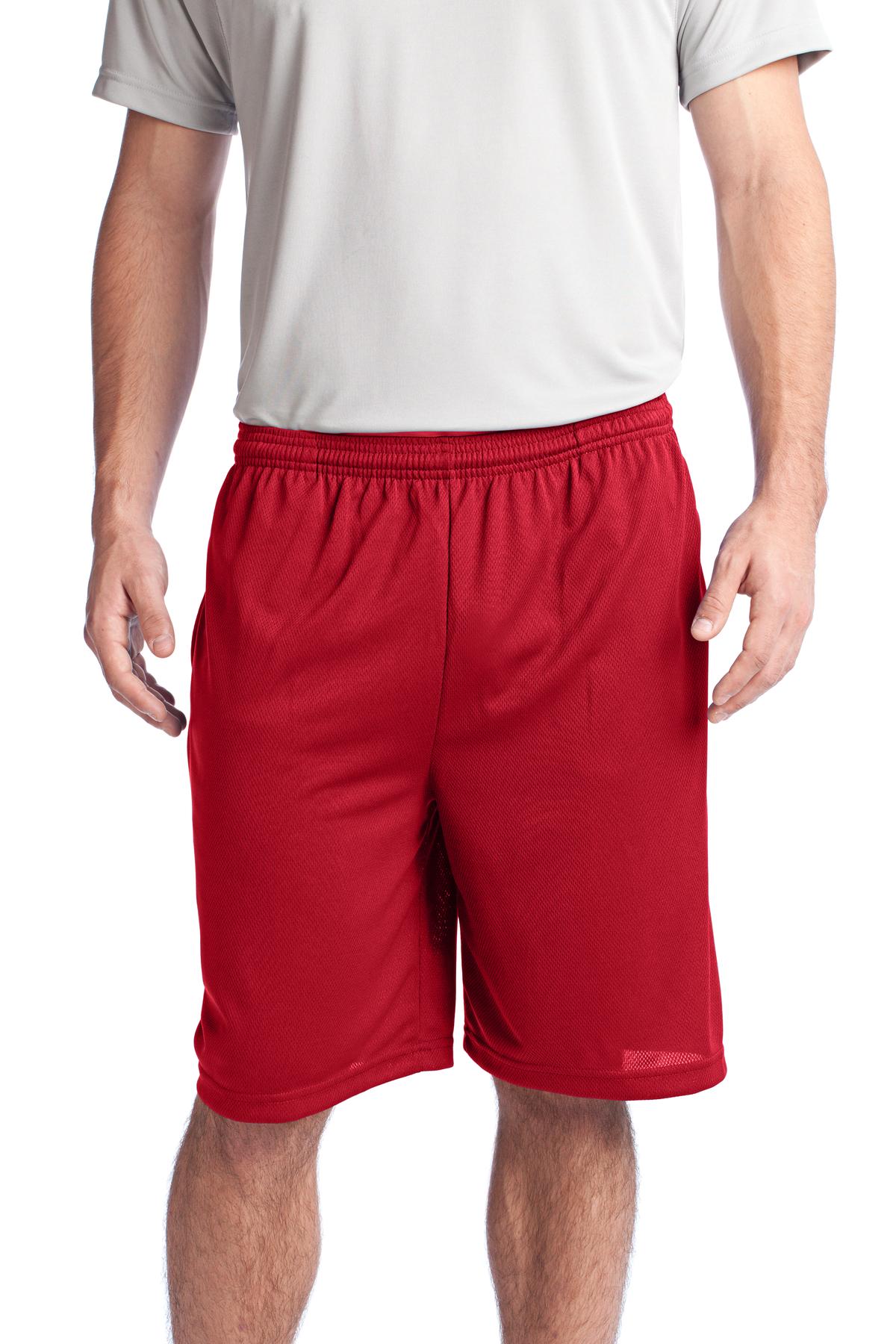 Sport-Tek PosiCharge Tough Mesh Pocket Short. ST312 4