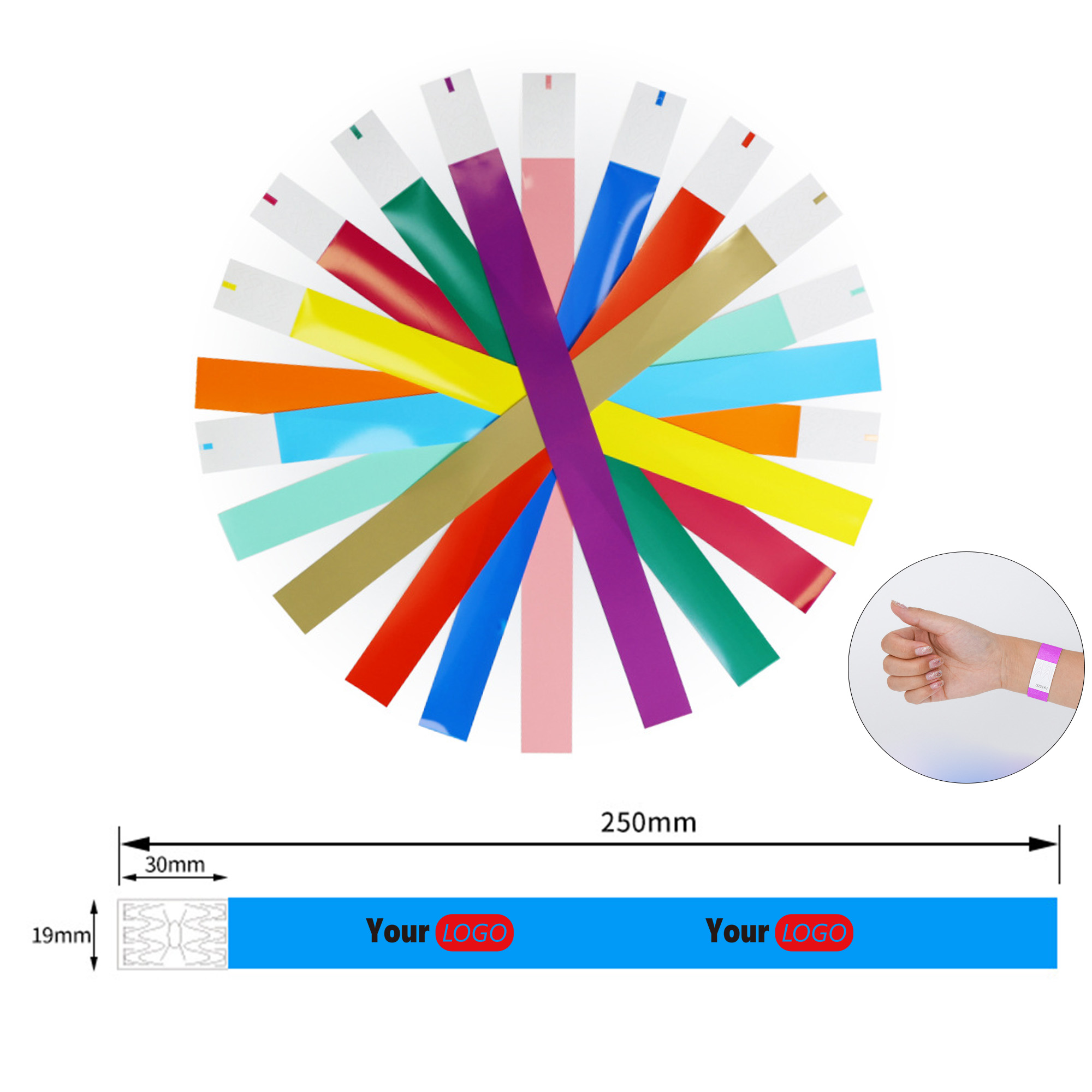 Custom Disposable Waterproof Event Wristband 2