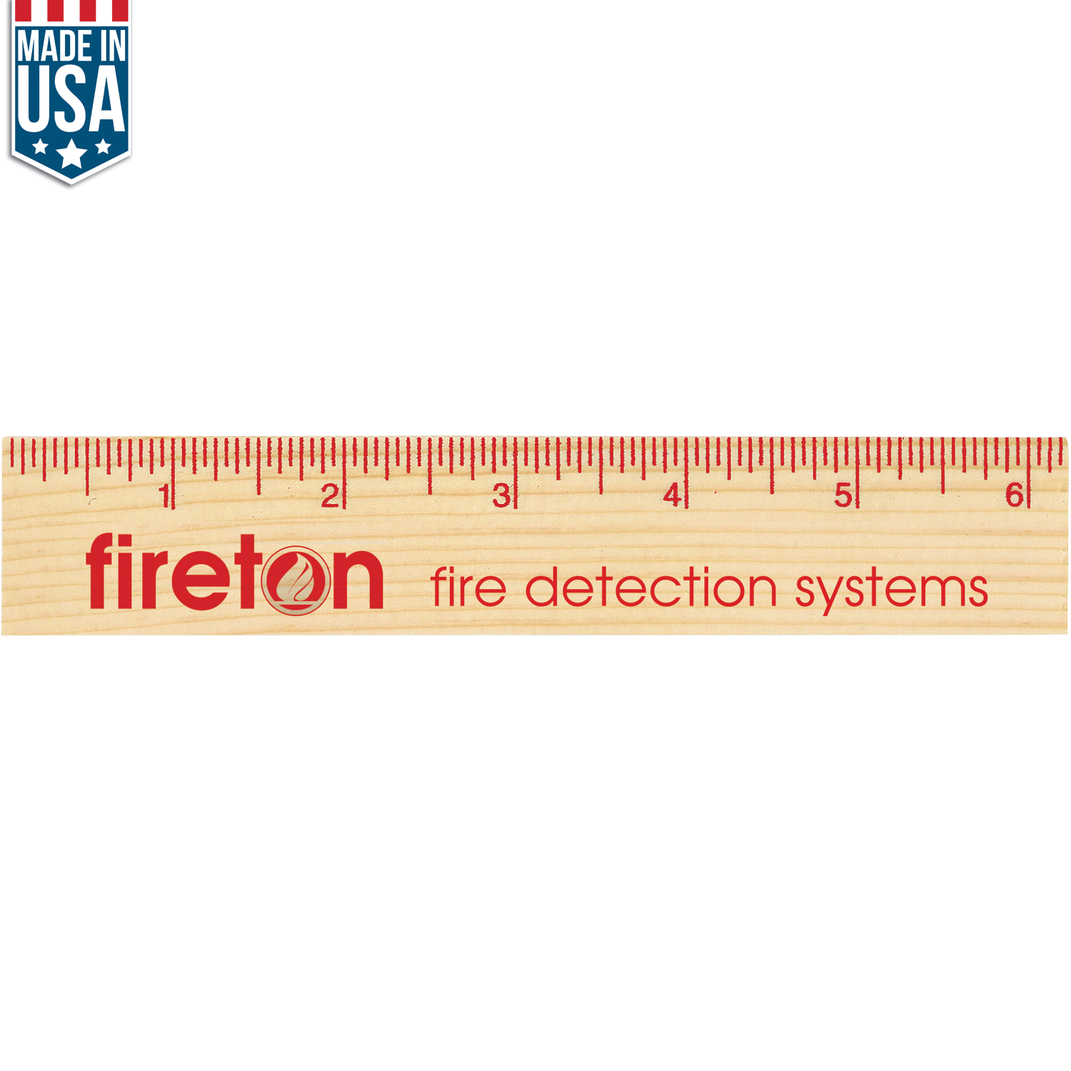 6" Natural Finish Ruler 3