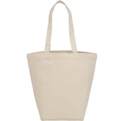 Herringbone 7oz Cotton Canvas Grocery Tote 28