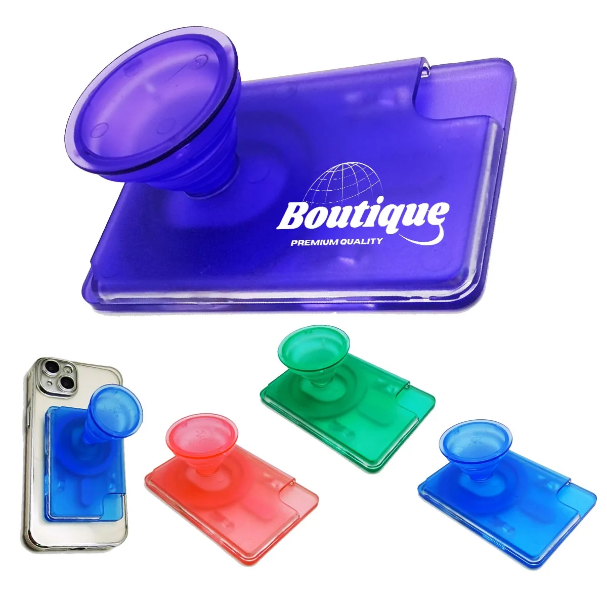 Magnetic Card Wallet Hand Holder with Phone Stand 3