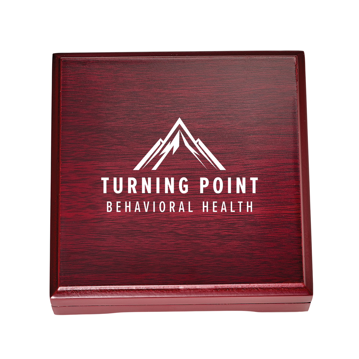 Cedar Creek® Mahogany Wood Box Desk Compass 5