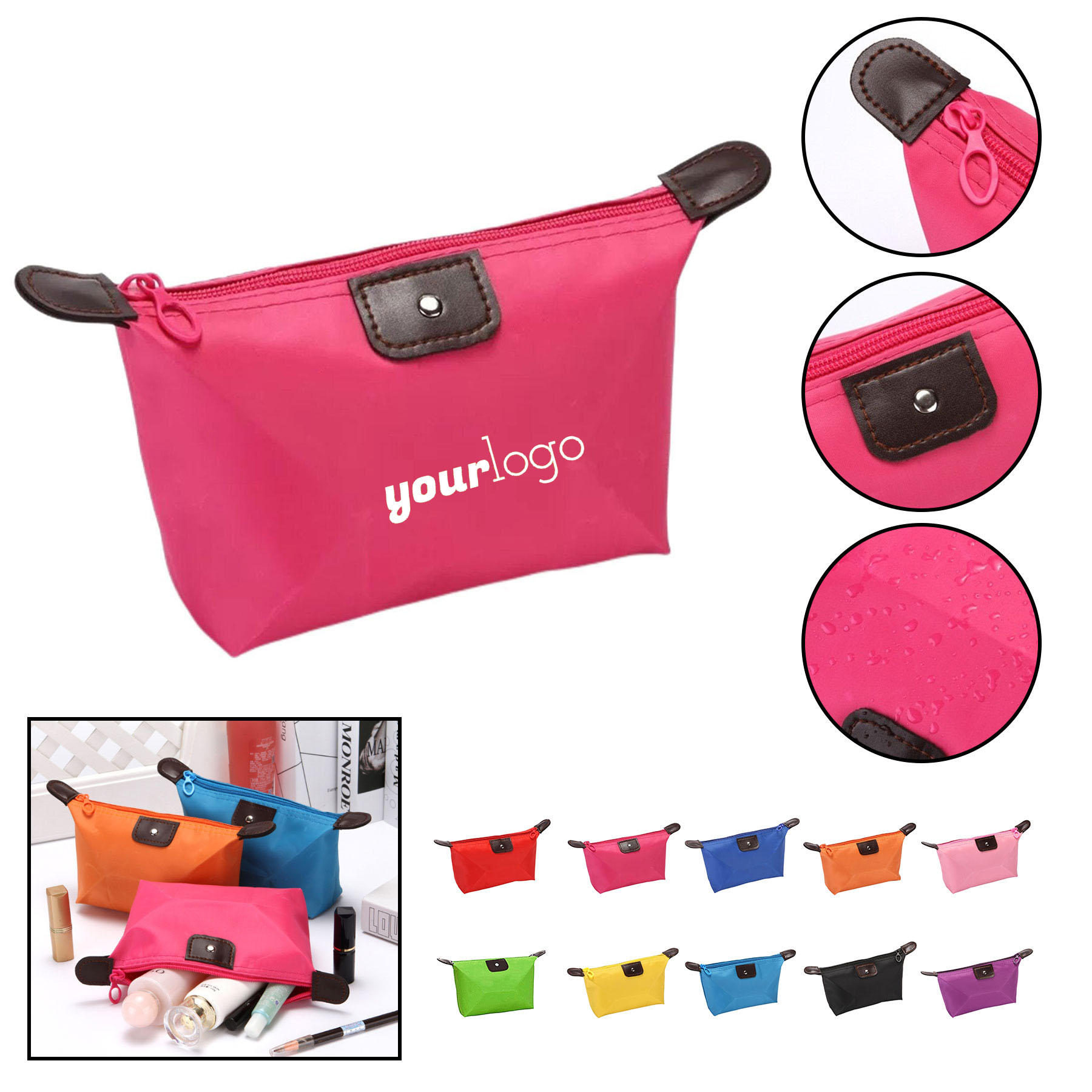 Zipper Cosmetic Bag 1