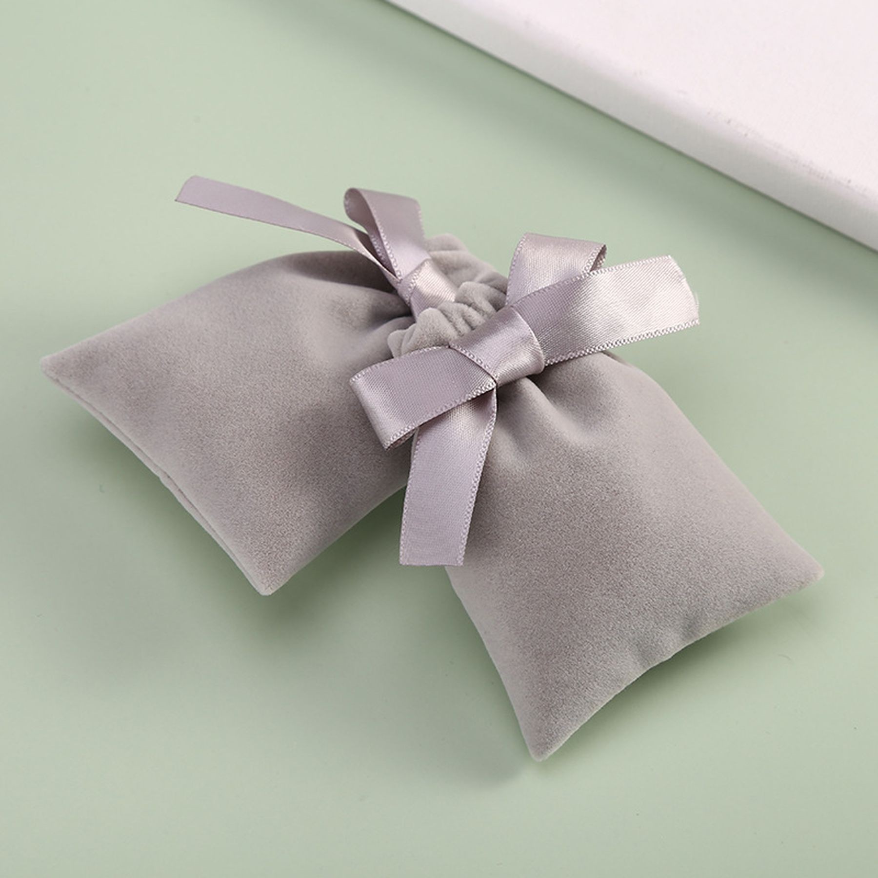 Small Plush Jewelry Bags With Drawstring 12