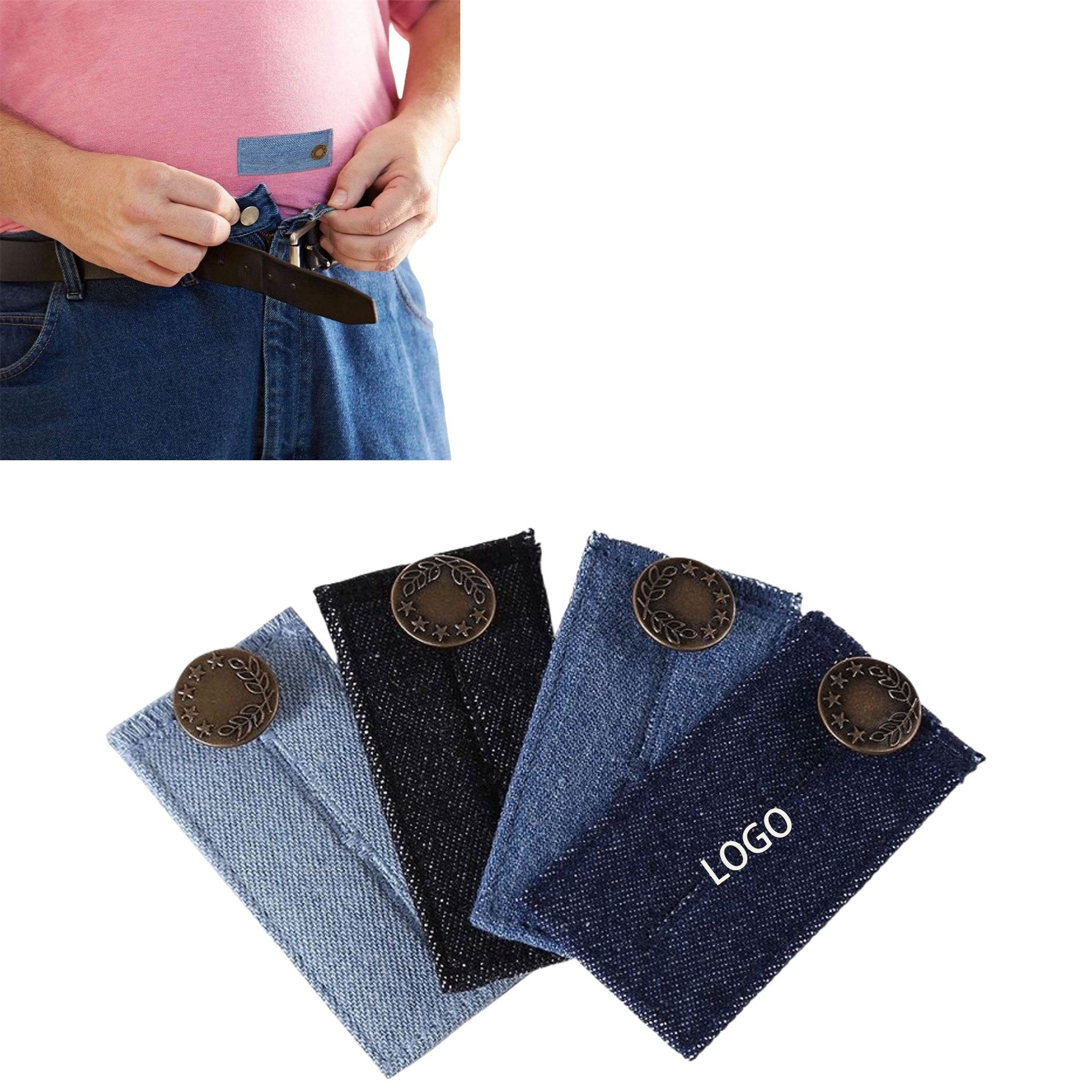 Pant Waist Extenders With Metal Button 2