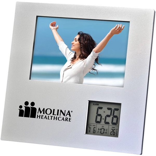 Photo Frame with Two Way Clock 4