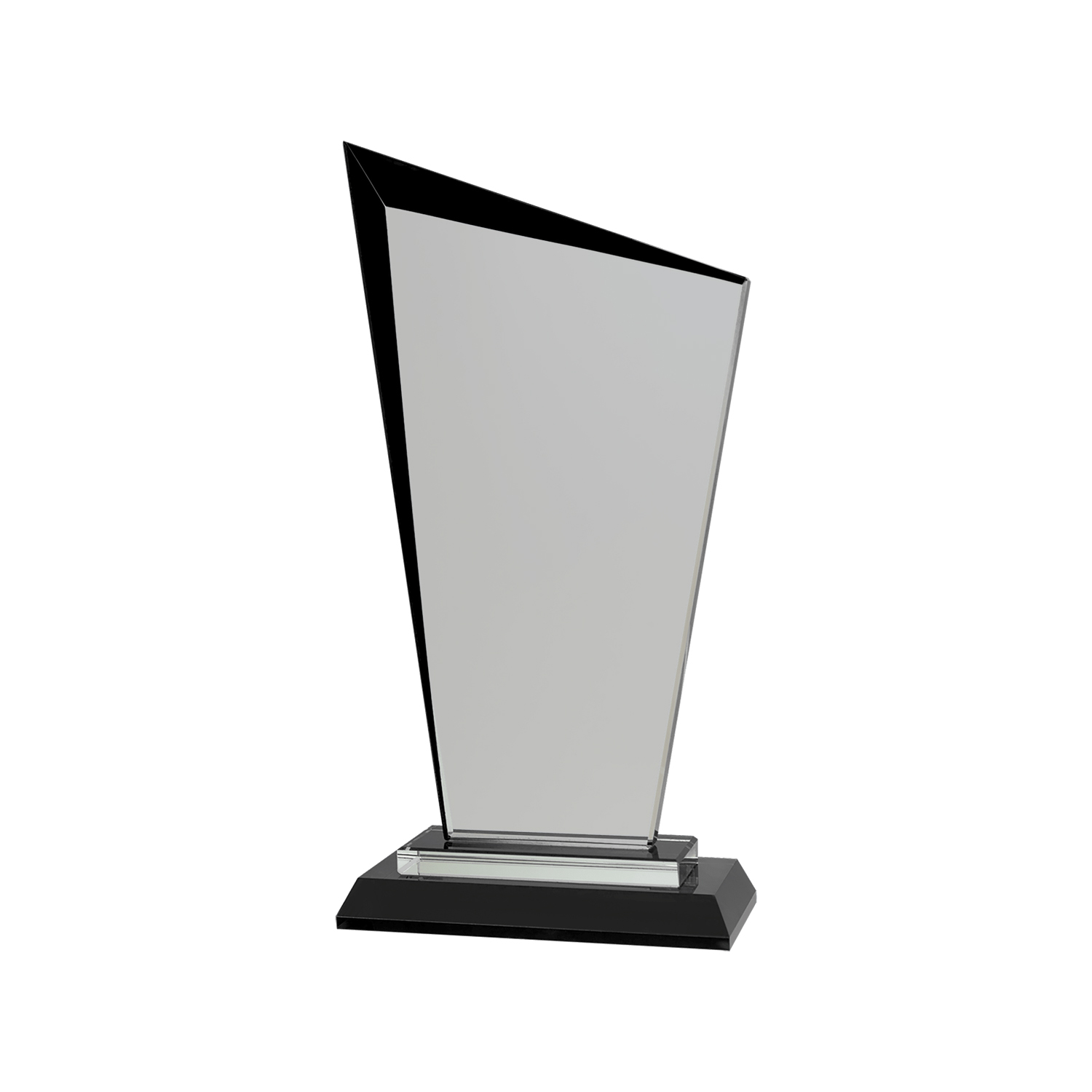 9" Black Razor Glass Award 3