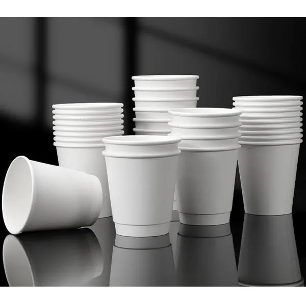 10 oz. Insulated Double Wall Paper Coffee Cup With Lid 3