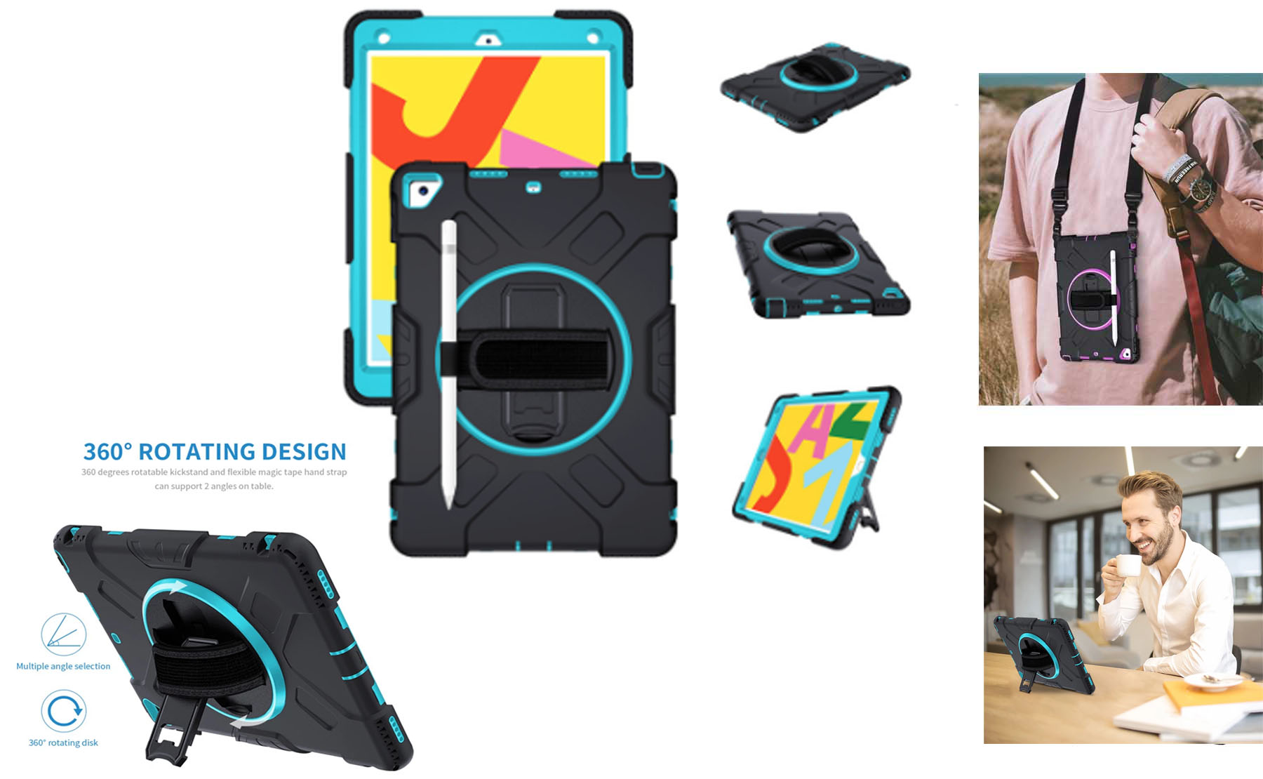 iBank ® iPad 10.2" Shockproof Case compatible with 9th/8th/7th 2021-2019 1