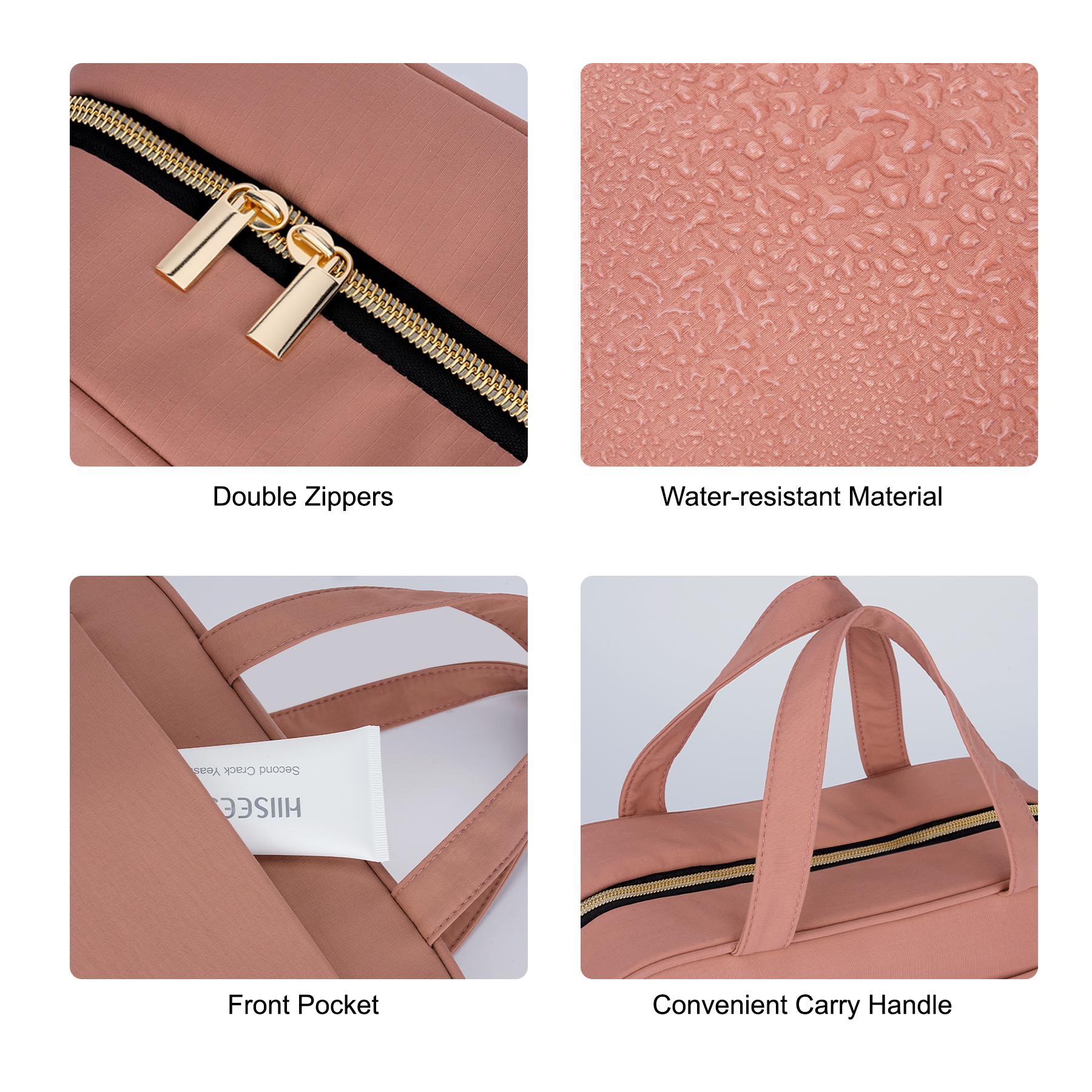 Premium Water-Resistant Nylon Hanging Toiletry Bag 12