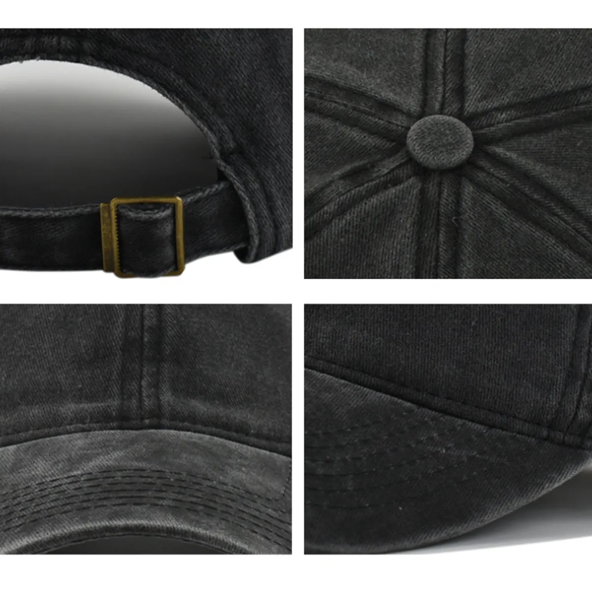 Washed Vintage Baseball Cap - Classic 6-Panel 2