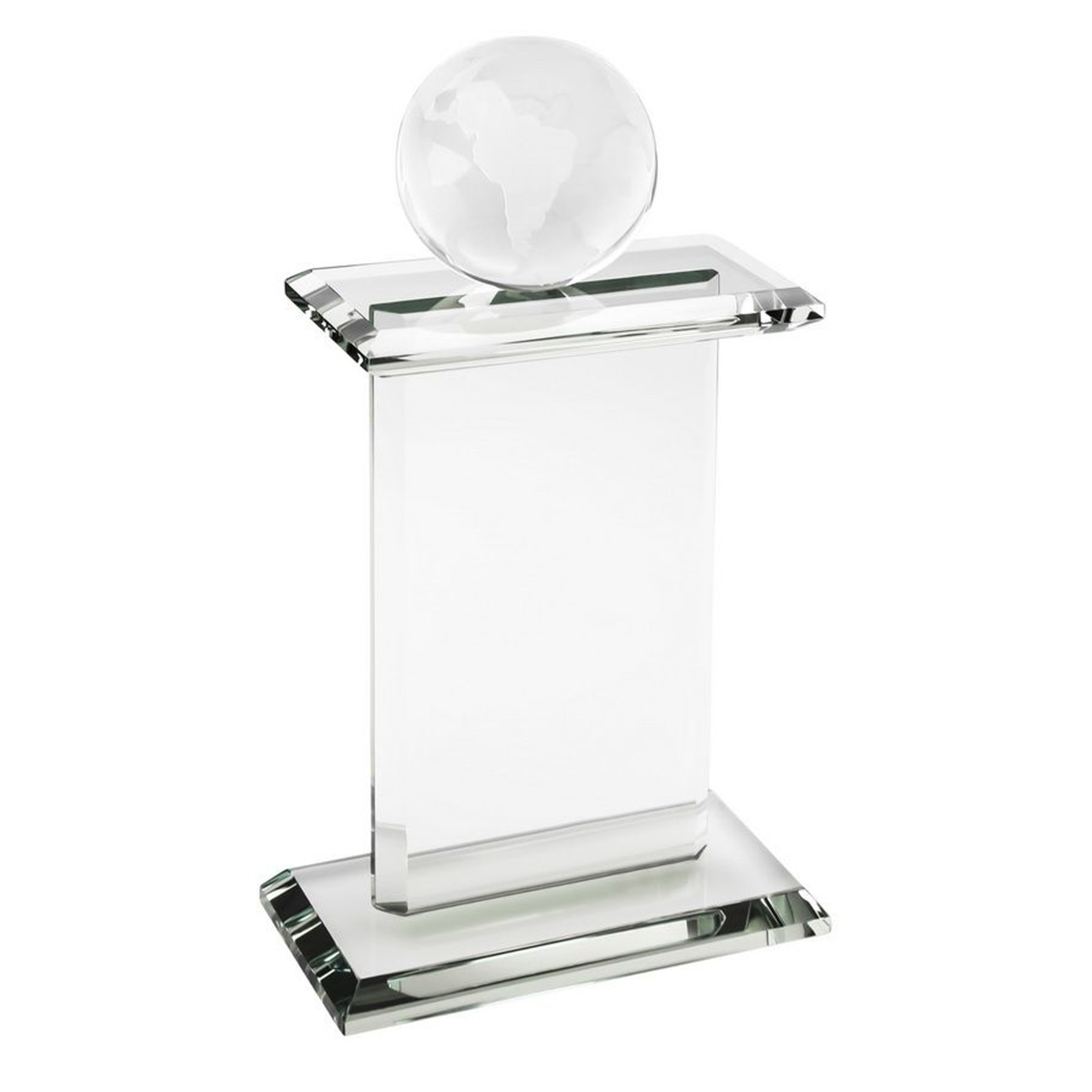 10" Pedestal Award-Globe_D095SF 1