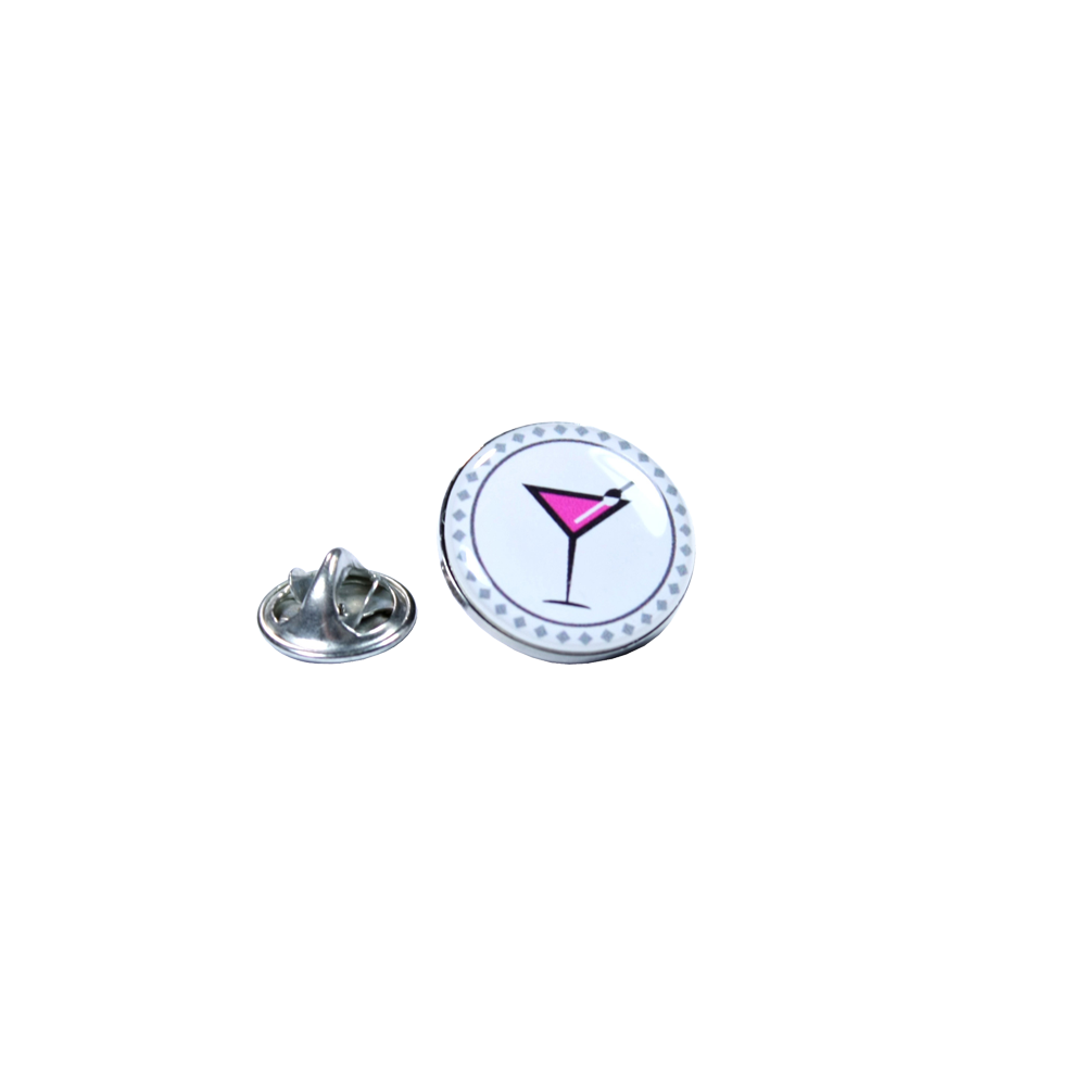 Lapel Pin / Pins with 3/4" Round Imprint 3