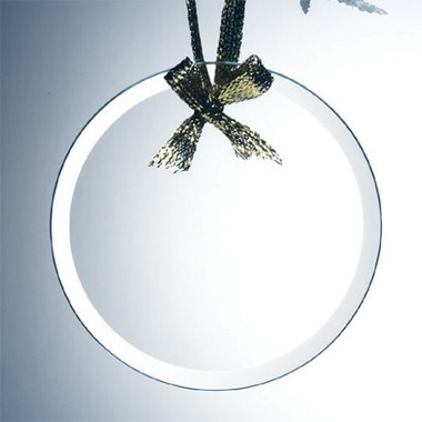 Beveled Jade Glass Ornament - Round 2