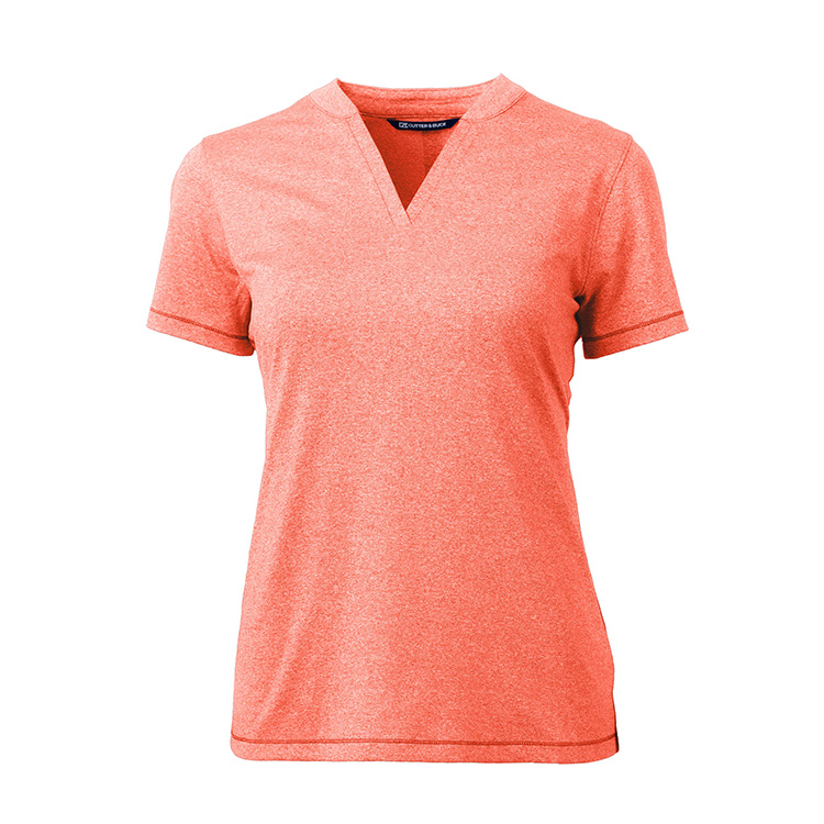 Cutter and Buck Ladies Forge Heather Stretch Blade Top 14