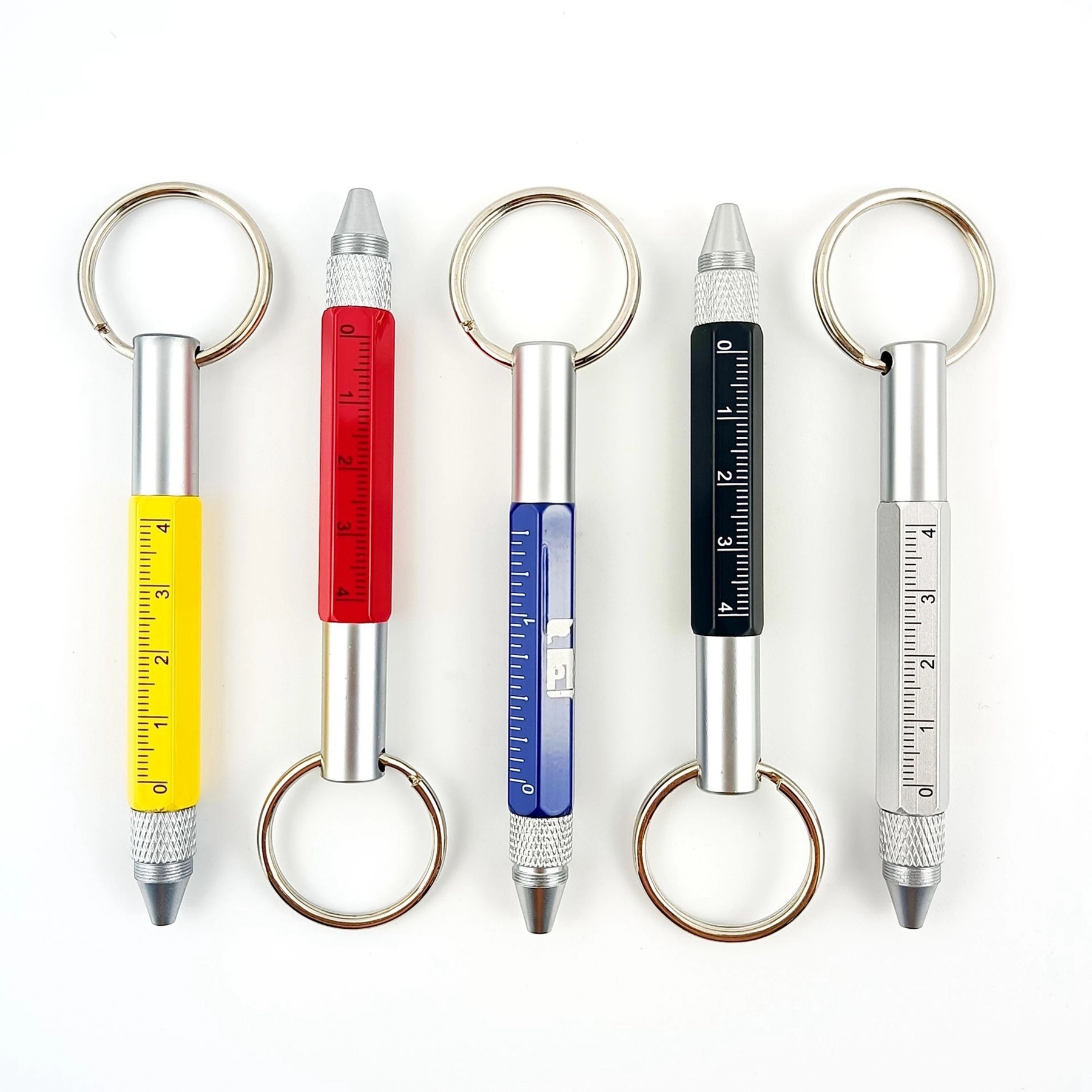6 in 1 Multifunction Screwdriver Ballpoint Pen Keychain 13