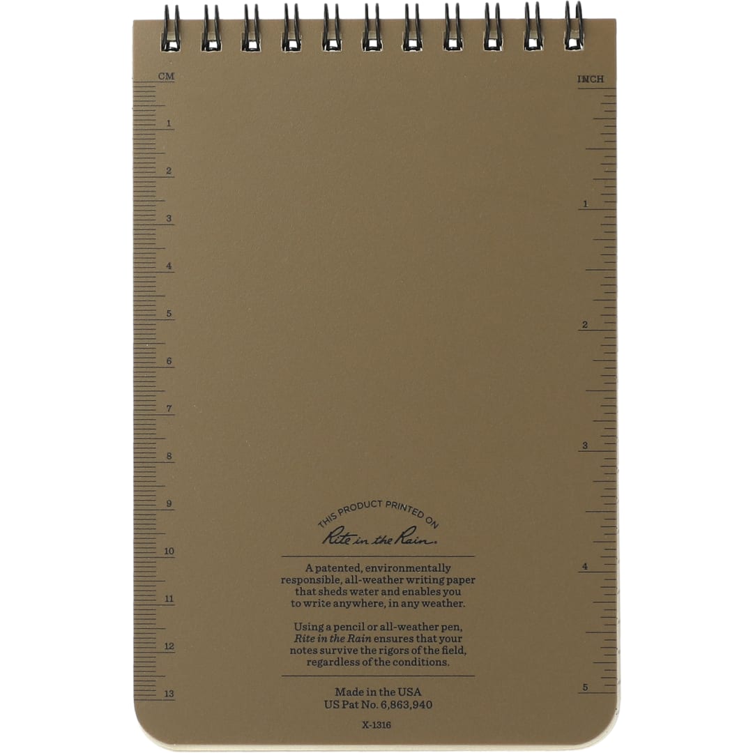 4” x 6” Rite in the Rain Top Spiral Notebook 67