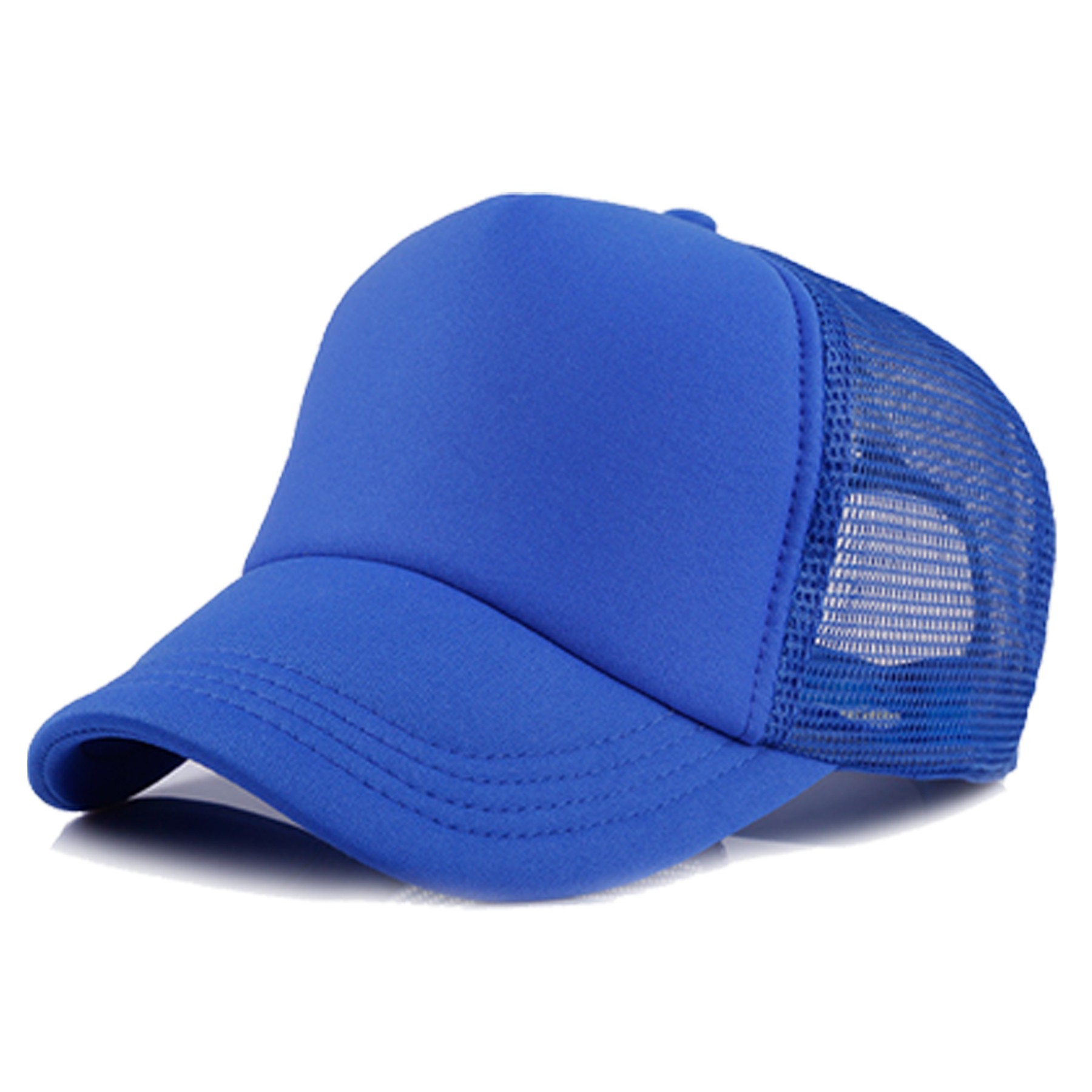 Short Brim Mesh Back Baseball Cap 8