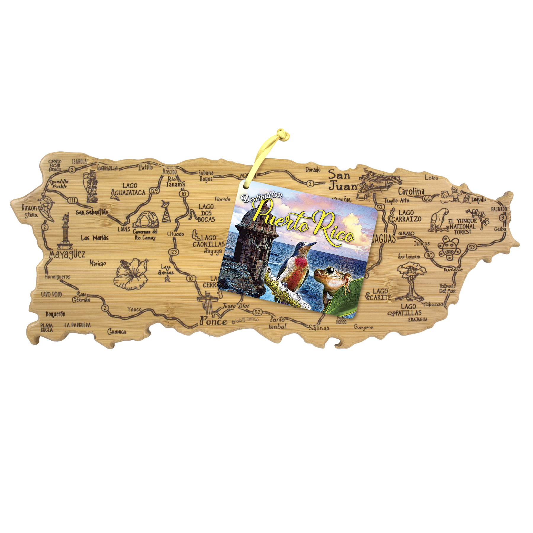 Destination Puerto Rico Cutting & Serving Board 10