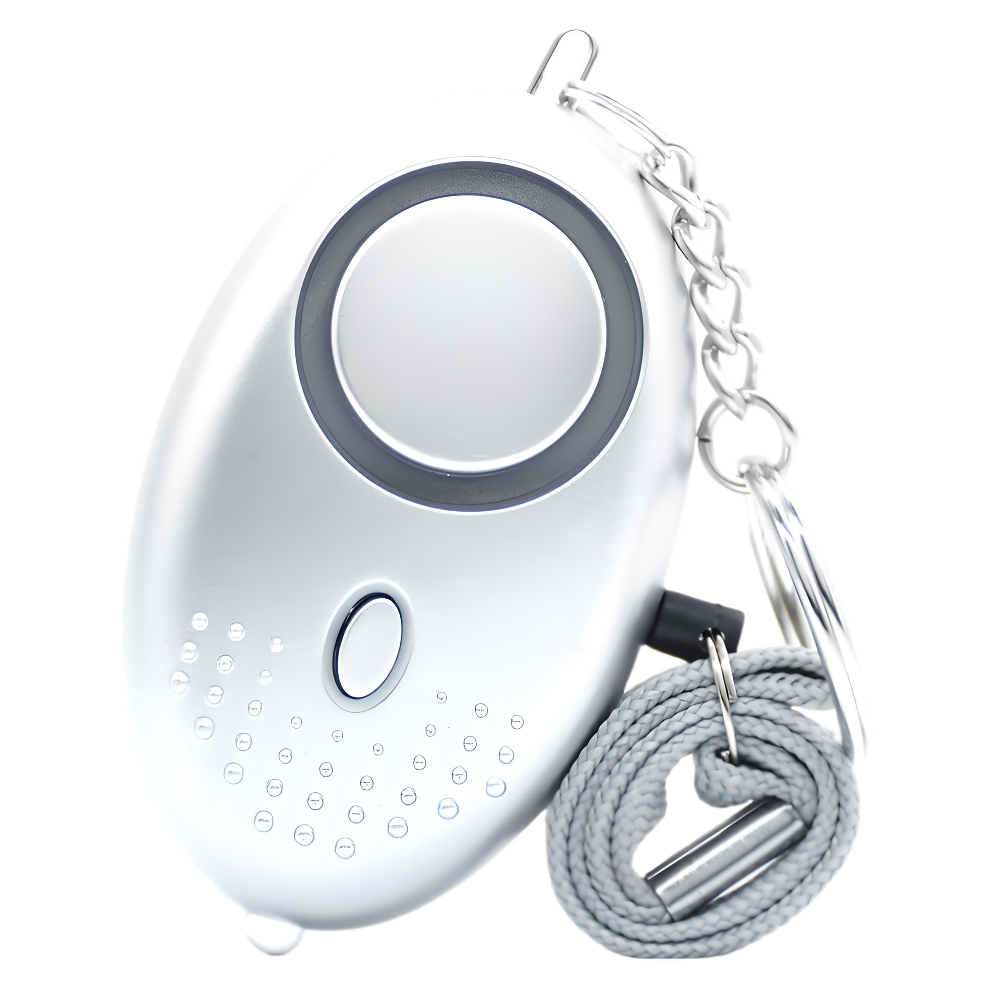Compact LED Flashlight and Emergency Alarm Keychain 3