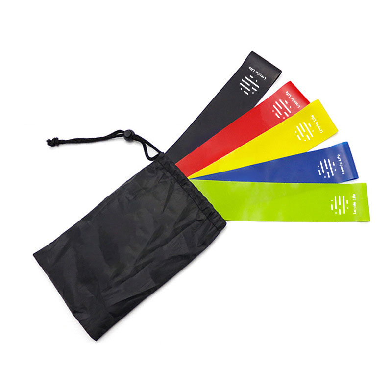 5 Pieces Stretch Resistance Bands Kit 5