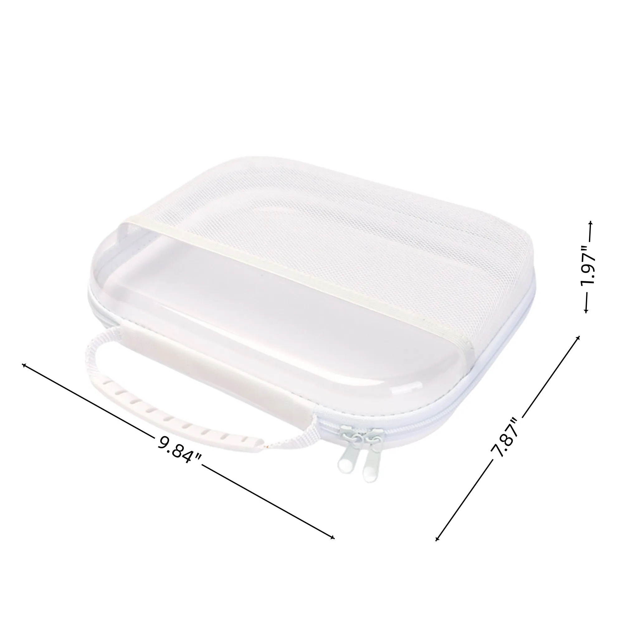 PET Waterproof Travel Toiletries Storage Bag Box With Zipper 3