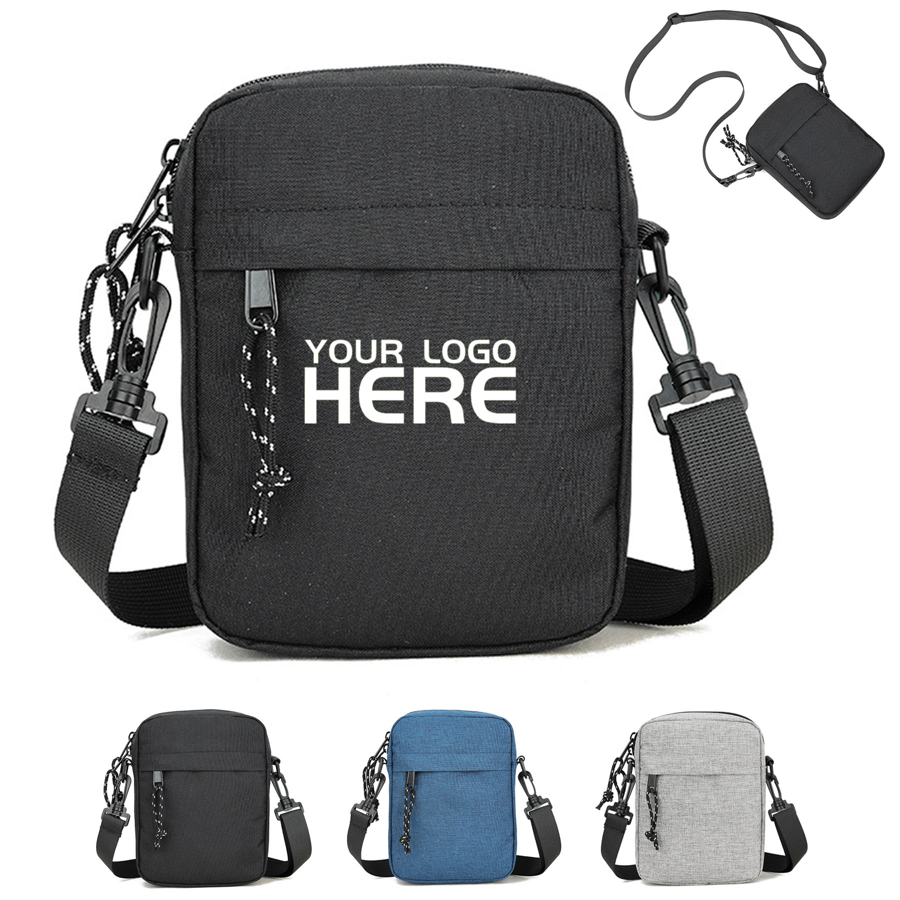 Mens Small Crossbody Shoulder Bag 2