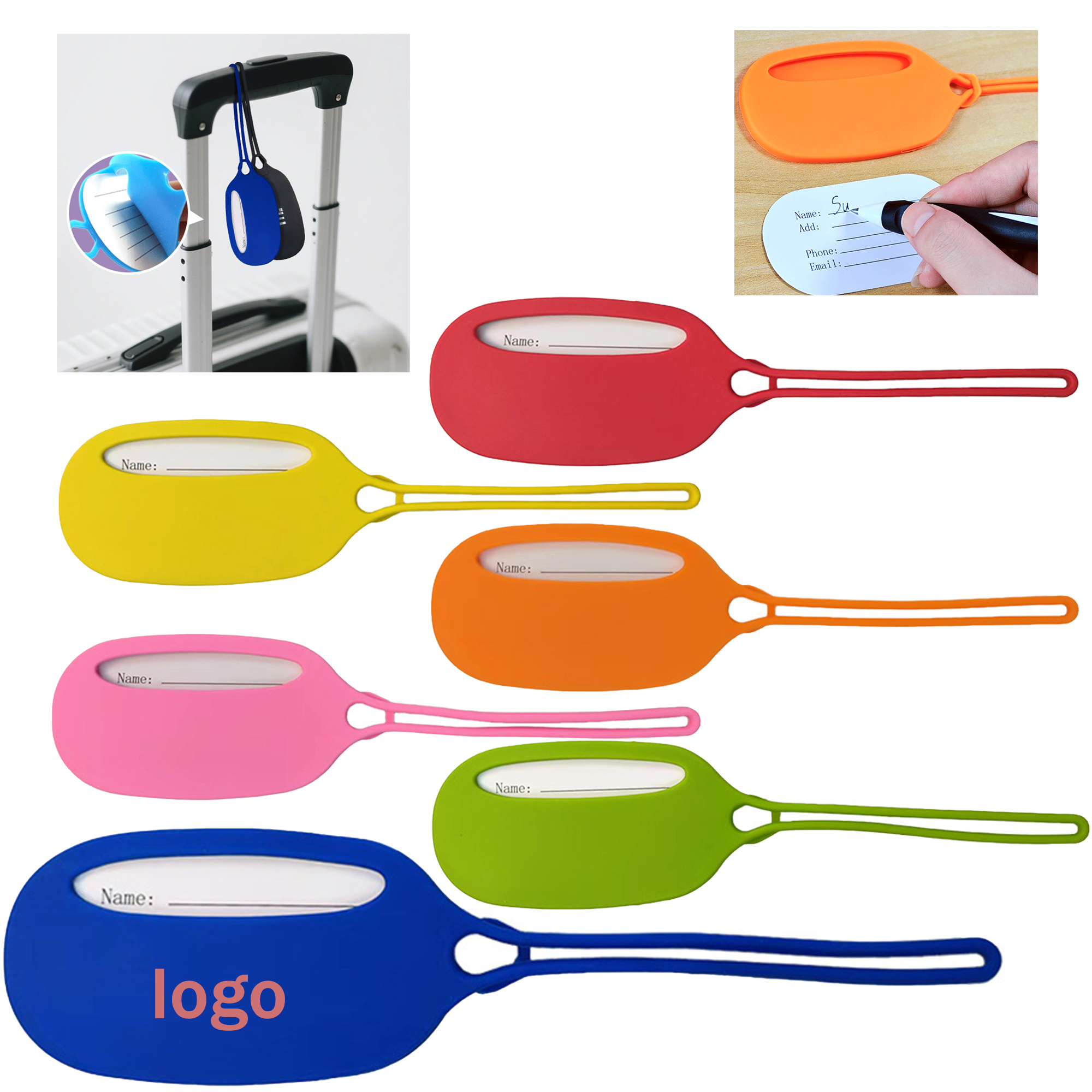 Oval Luggage Anti-loss Tag 2
