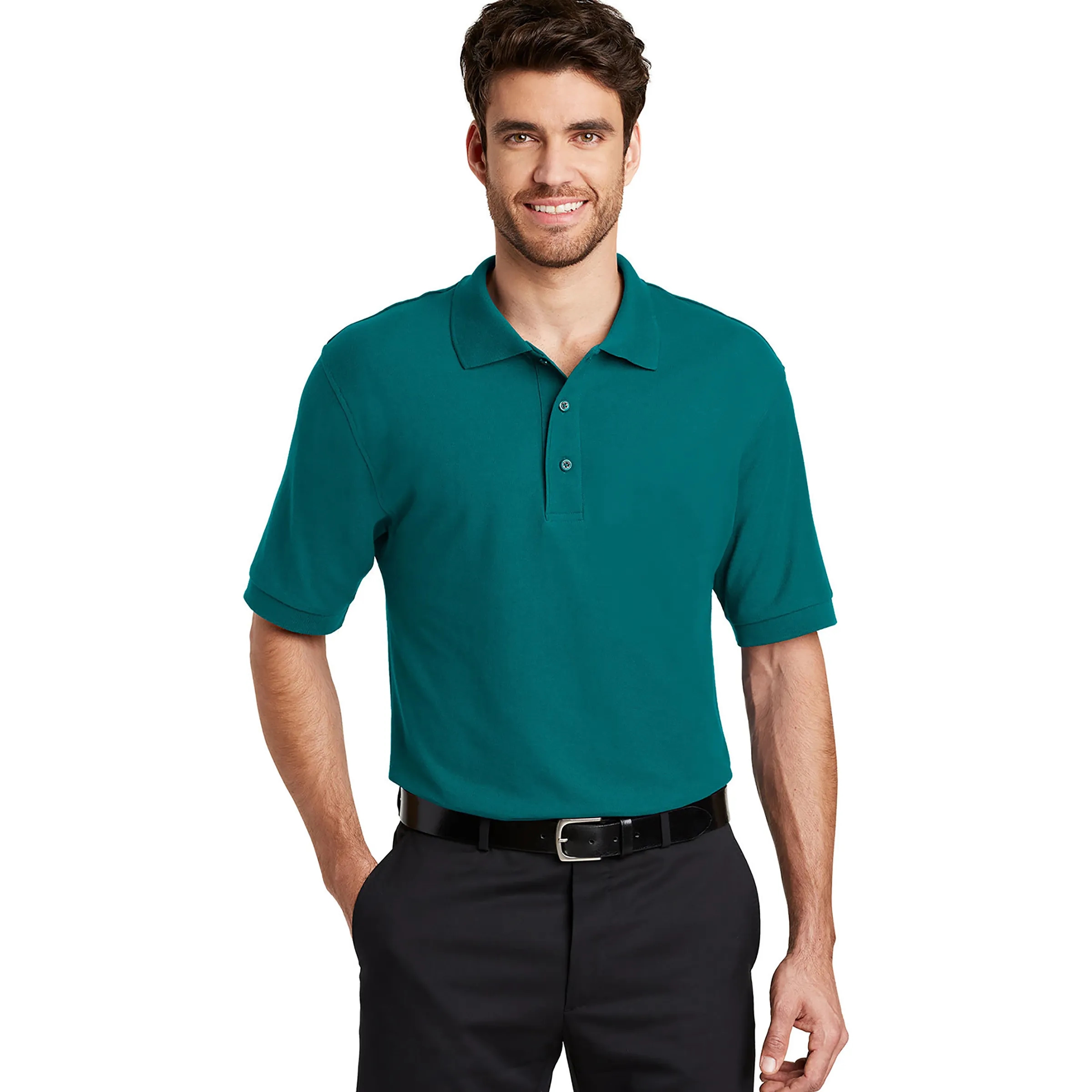 PORT AUTHORITY(R) SILK TOUCH(TM) POLO 75