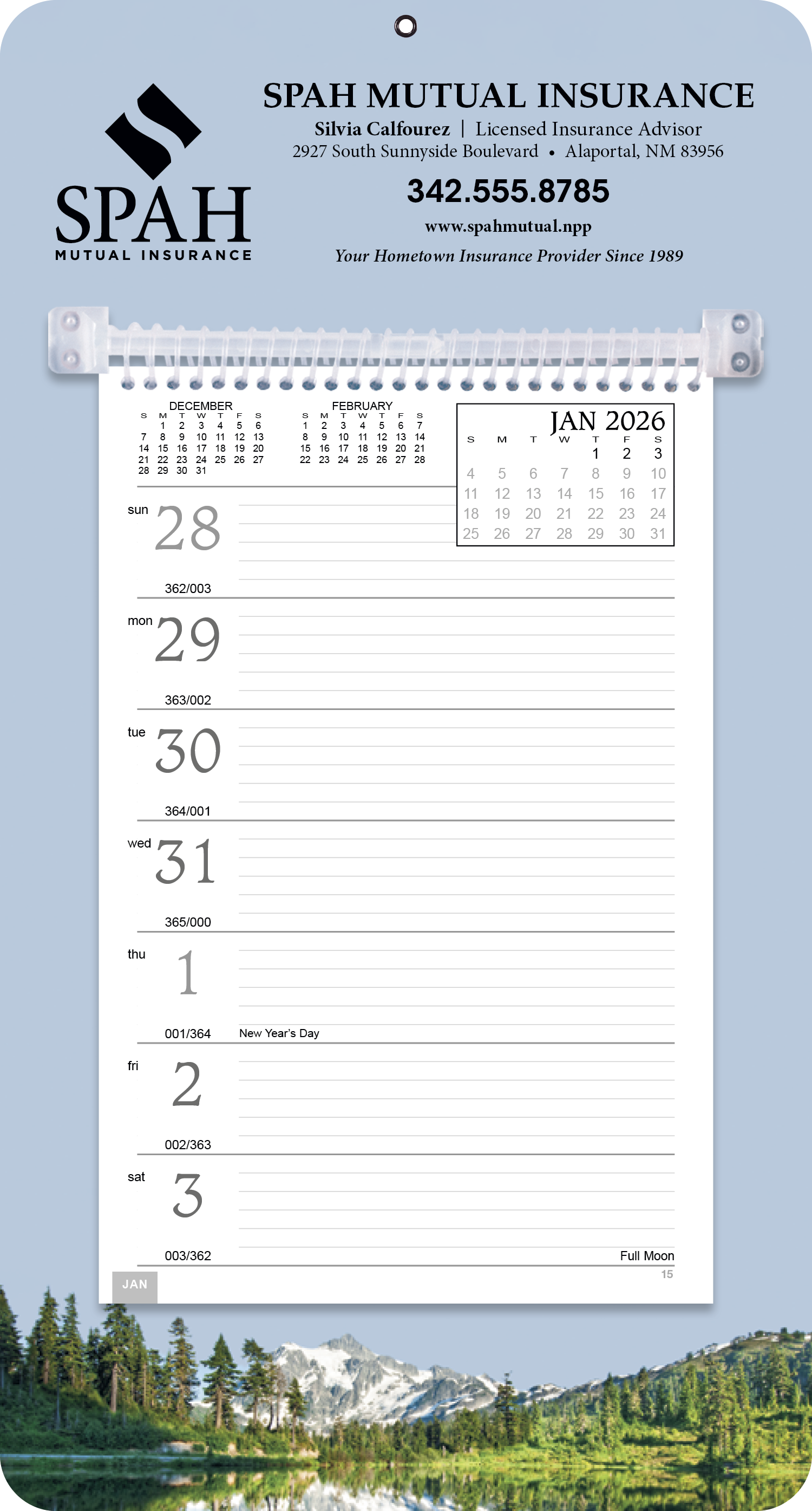 Triumph® Calendars Full-Color Weekly Memo Calendar 3