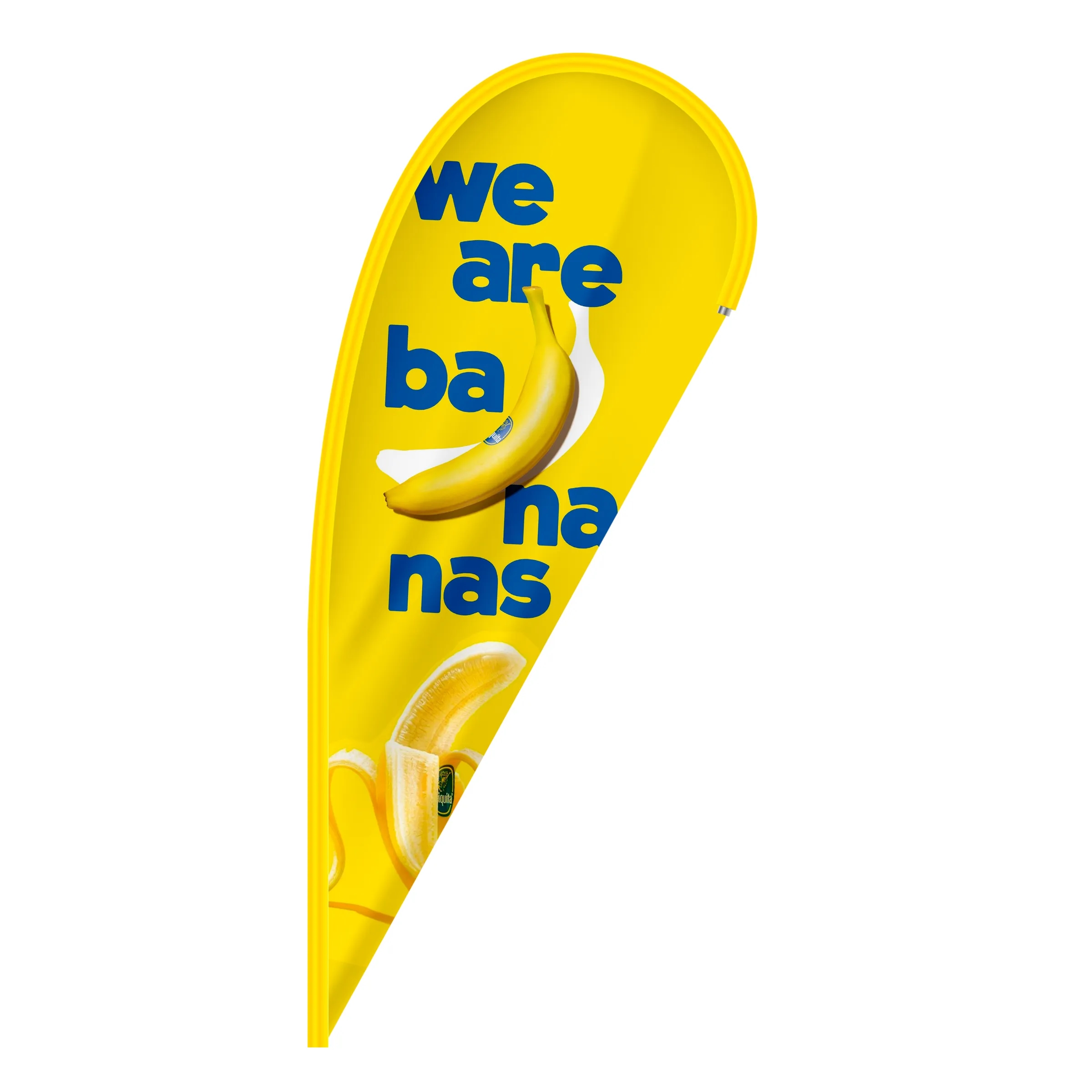 Custom Digital Printed Teardrop Flags 5.5' x 2.5' 3