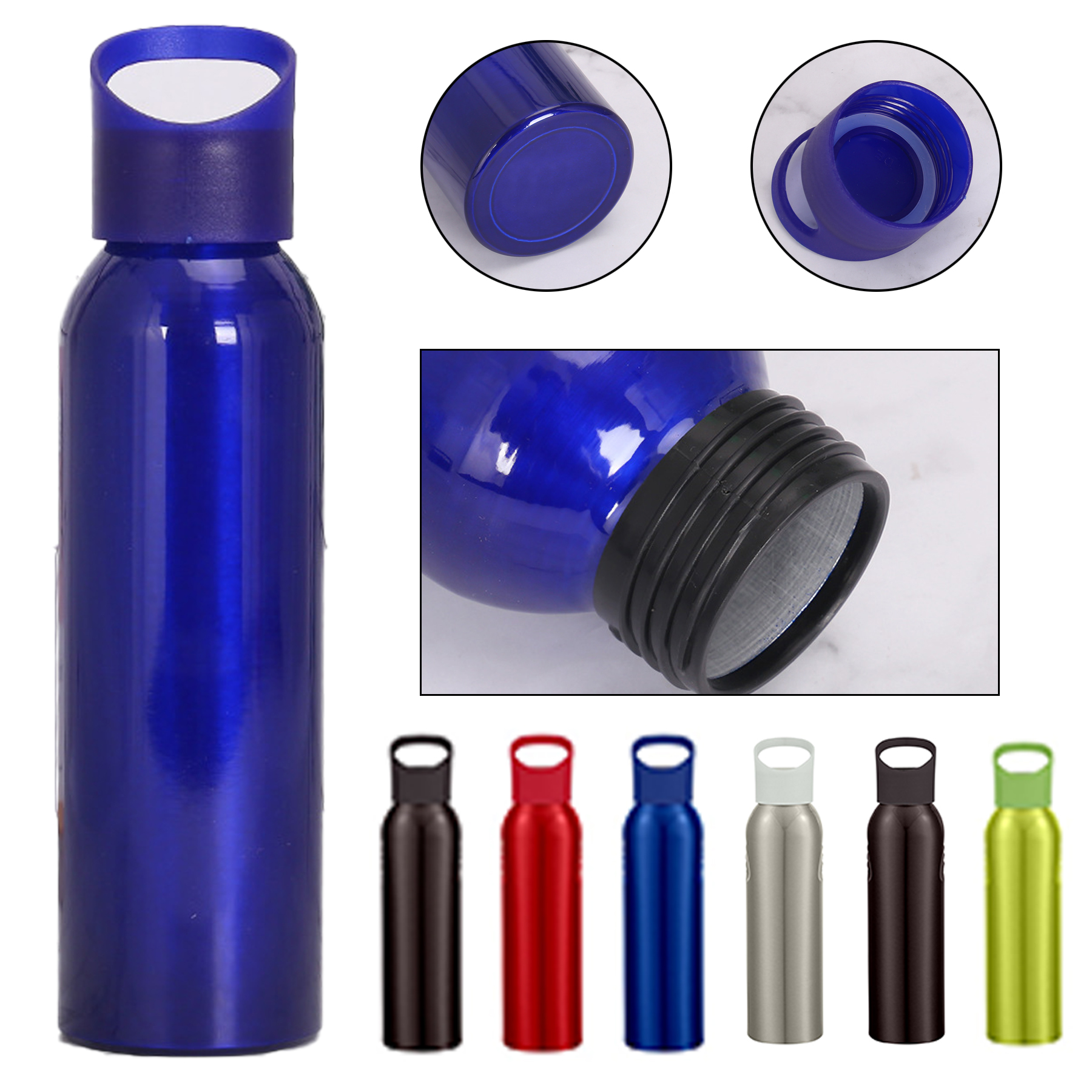 20 Oz. Aluminum Sports Bottle, custom water bottle with logo imprint 1