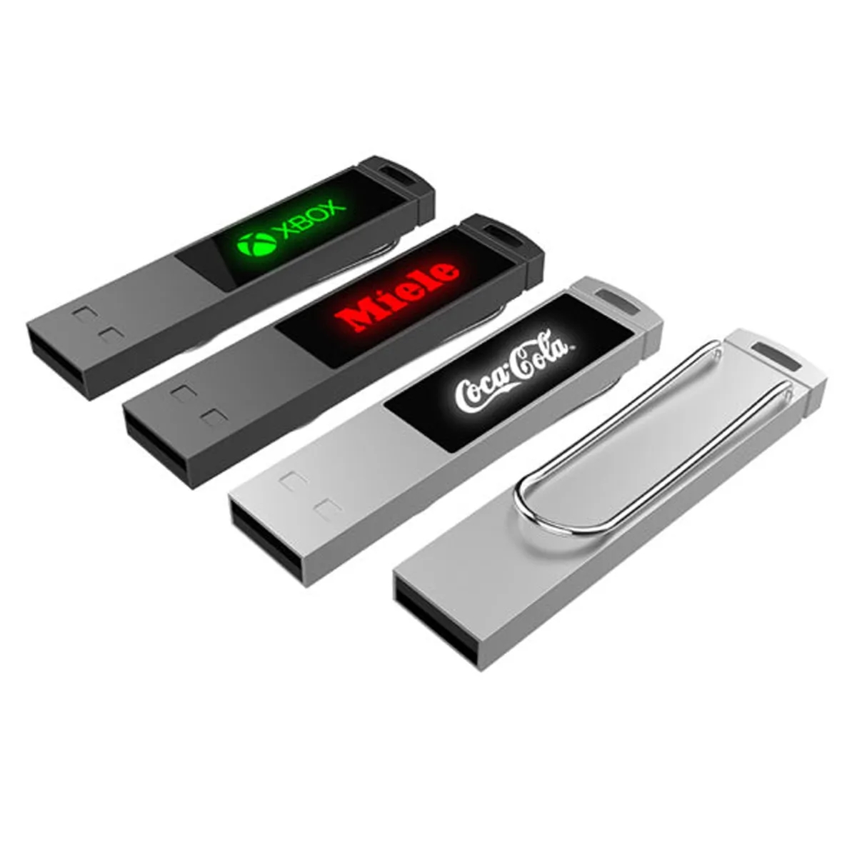 Clip Metal Led USB 3.0 Flash Drive 3