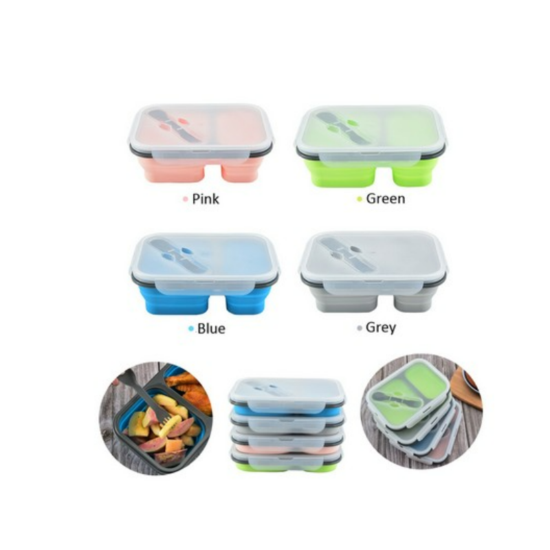 Silicone Collapsible Lunch Box 2