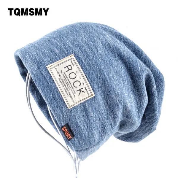 Rock Logo Hip Hop Beanie Cap with Velvet Lining for Men 2