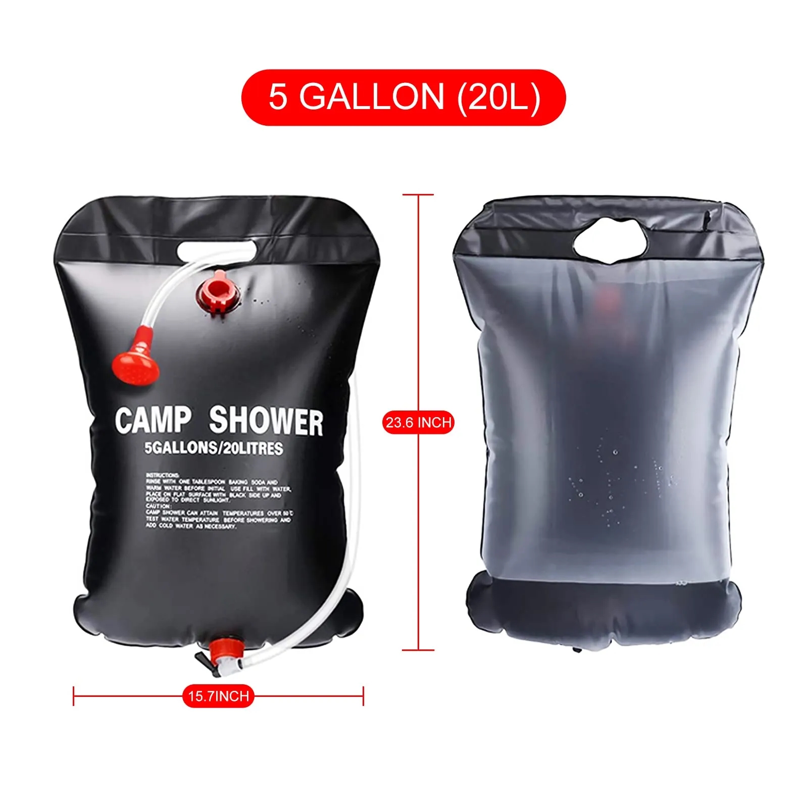 Portable Camping Shower Bag 6