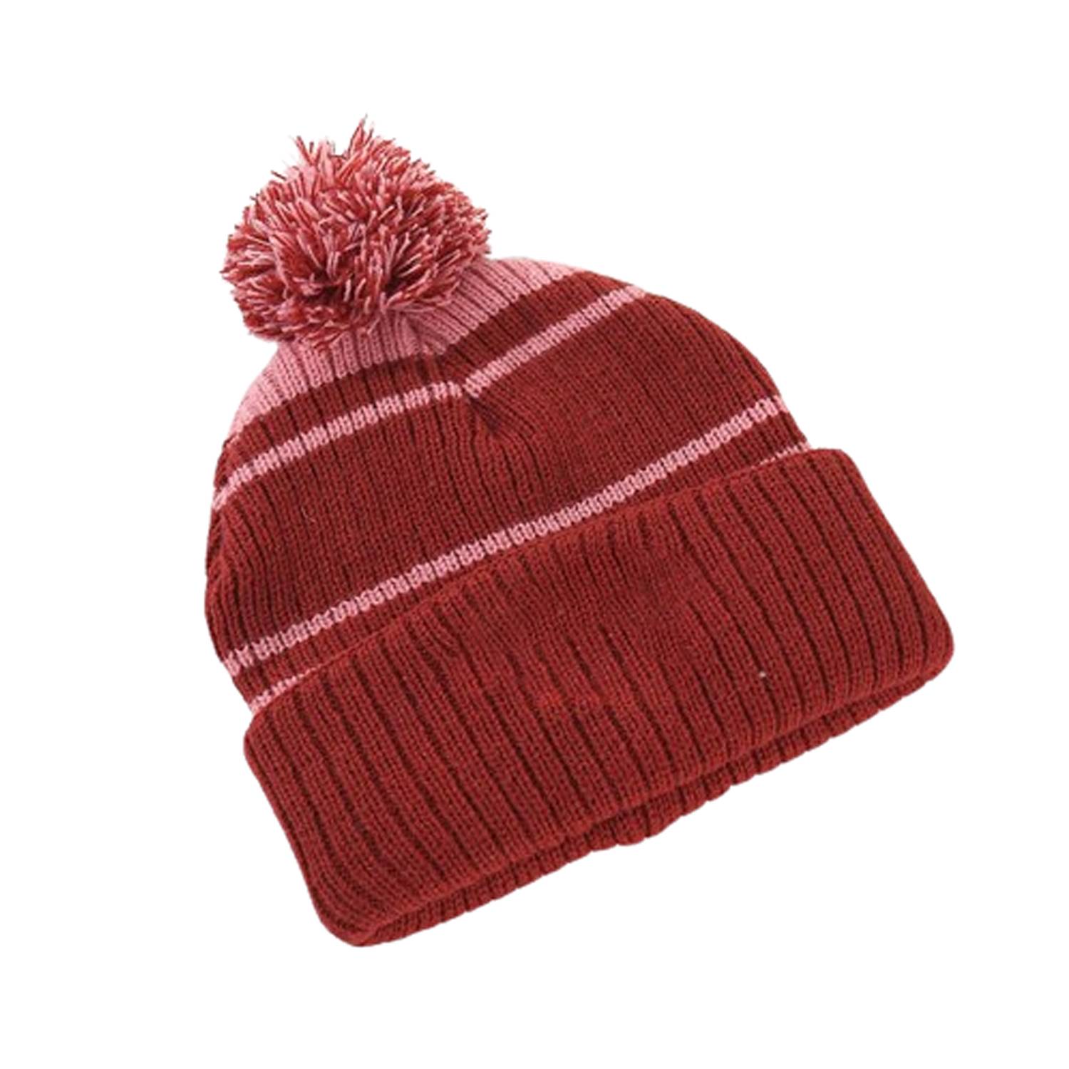Thick Ribbed Winter Wool Knit Cap 3