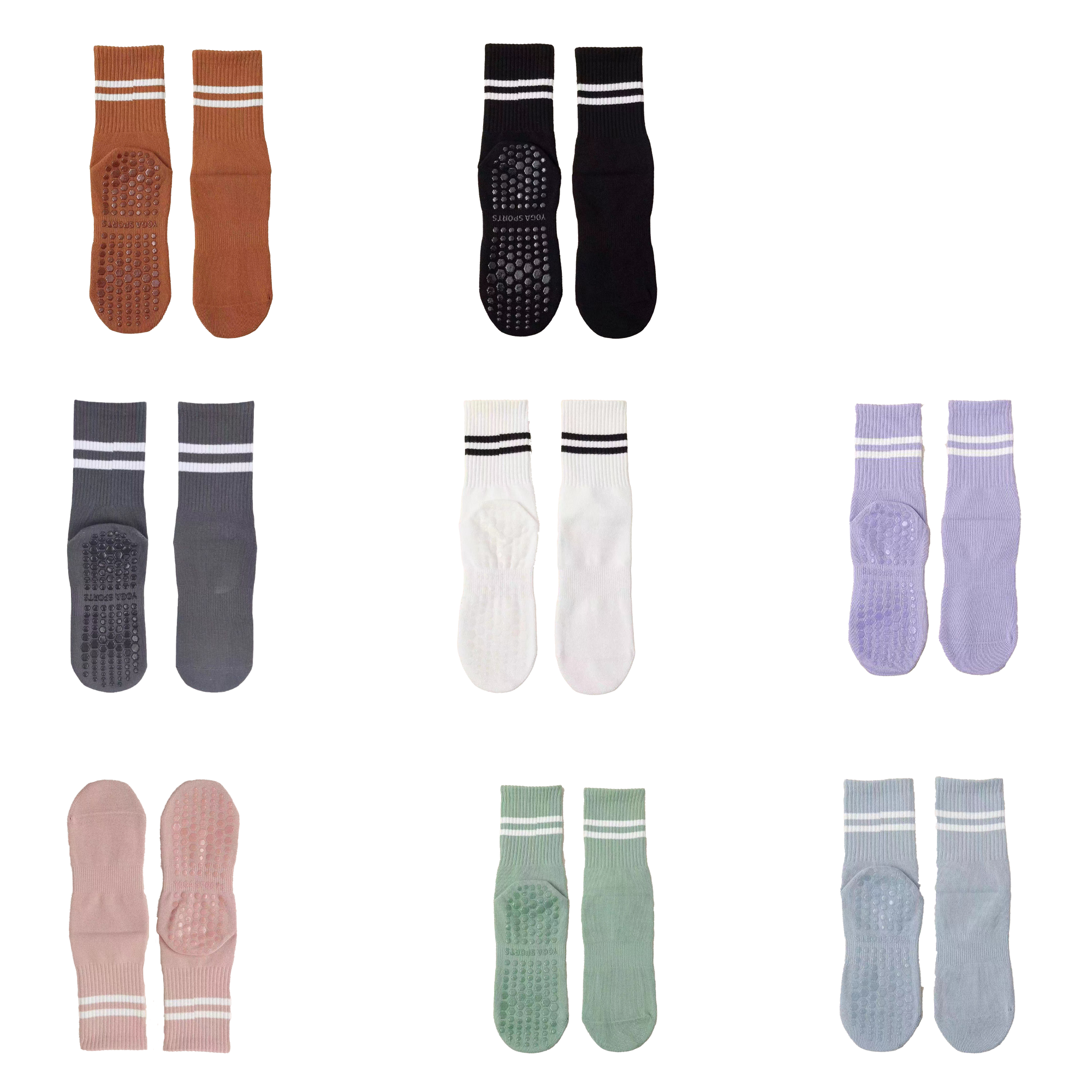 Non Slip Yoga Pilates Pure Barre Ballet Socks 3