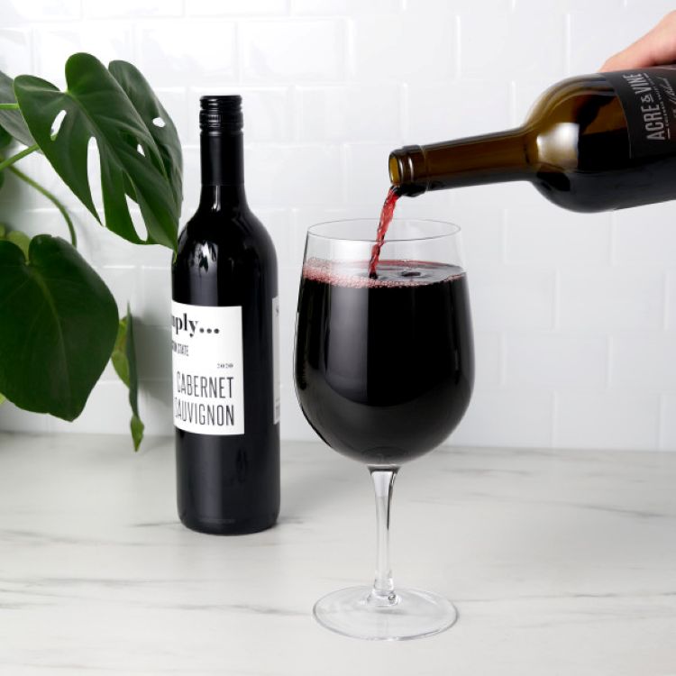 True® Big Swig: Full Bottle Wine Glass 4