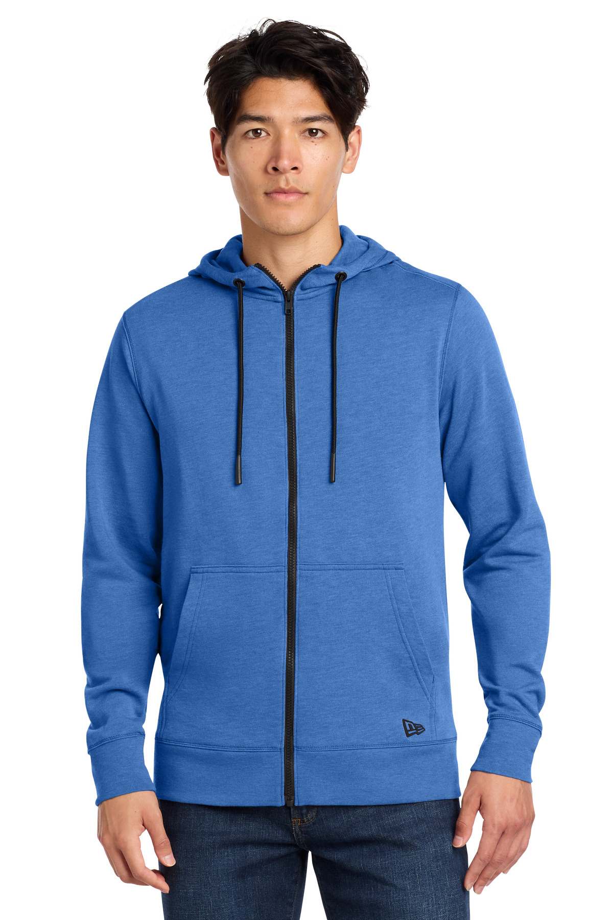 New Era Tri-Blend Fleece Full-Zip Hoodie NEA511 1