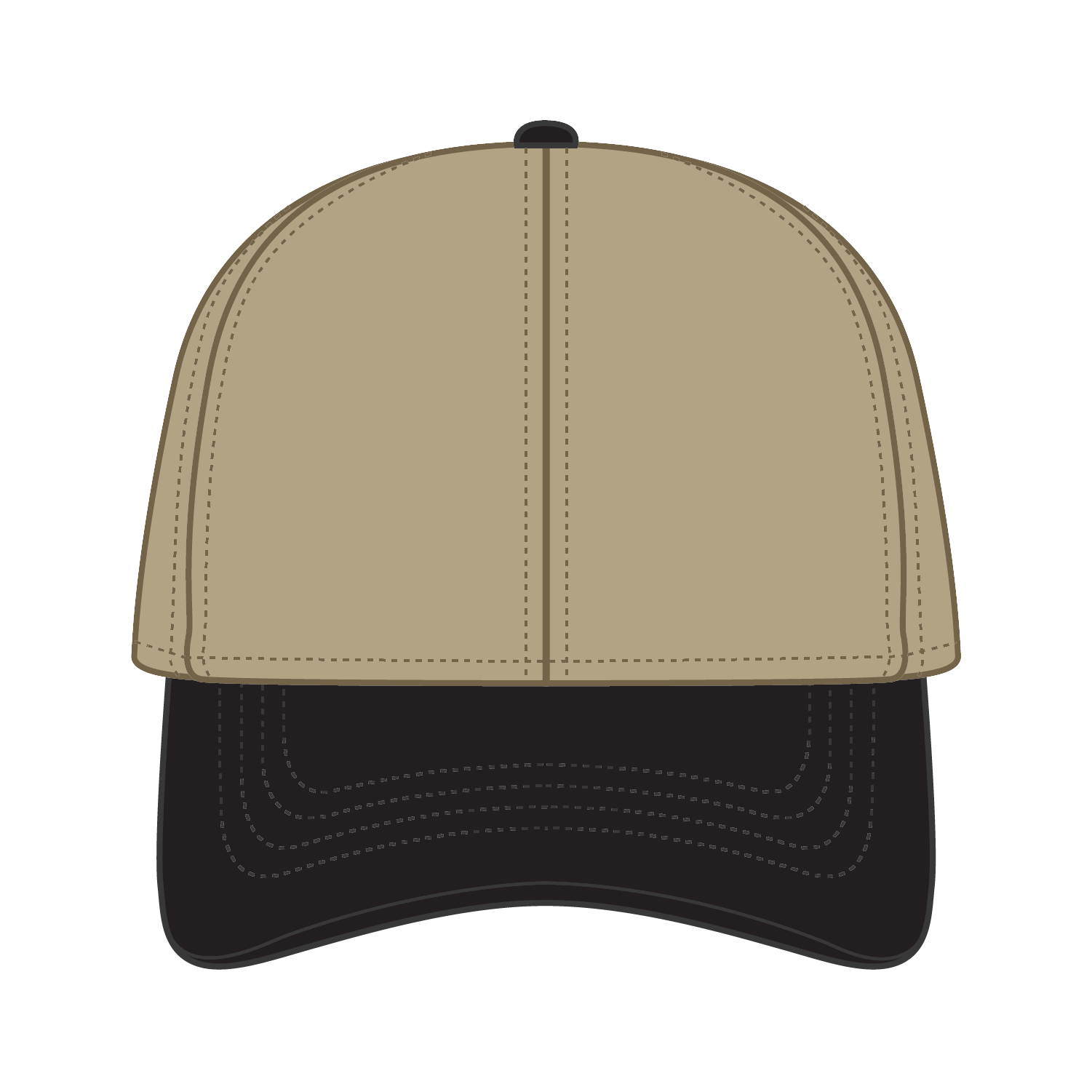 OTTO CAP® 4 Panel Ponytail Cap 13