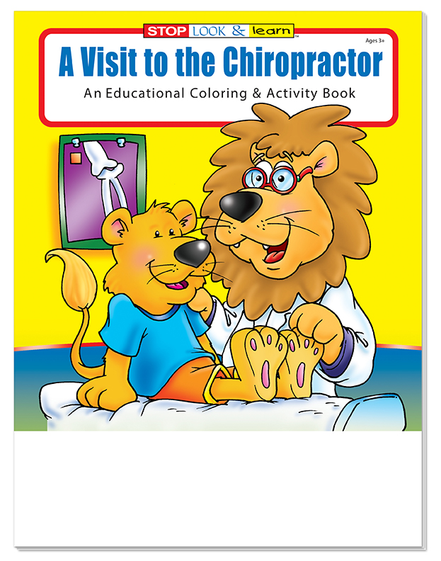 COLORING SET - A Visit to the Chiropractor Coloring Book Fun Pack 7