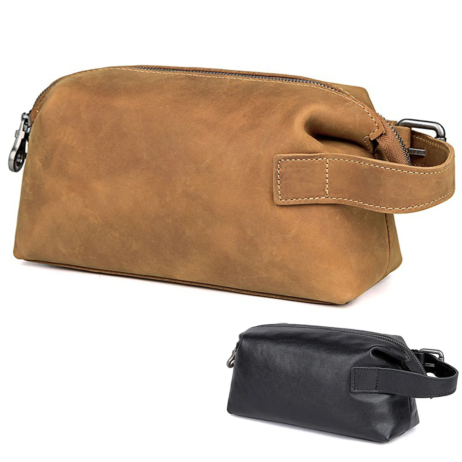 Leather Wearable Cosmetic bag 1
