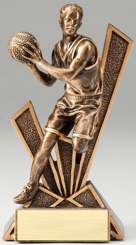 Basketball Male Checkmate Resin Sculpture 1