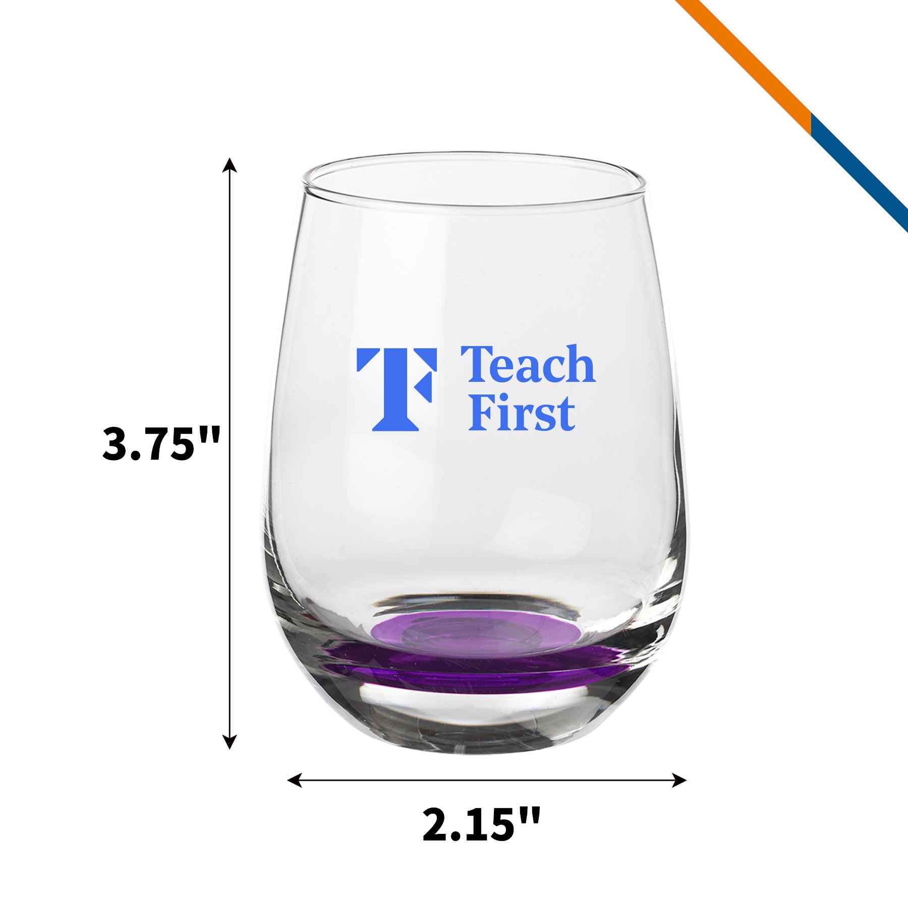 Libbey Hardy Stemless Wine Glasses - 9 OZ. 8