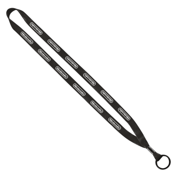 1/2" Polyester Lanyard with Metal Crimp & Split-Ring 33