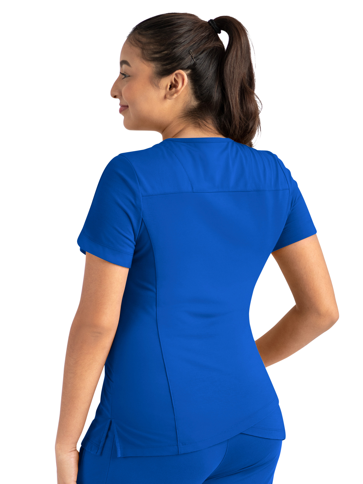 Maevn - Focus - Women's Two-Pocket Tulip-Neck Top 4