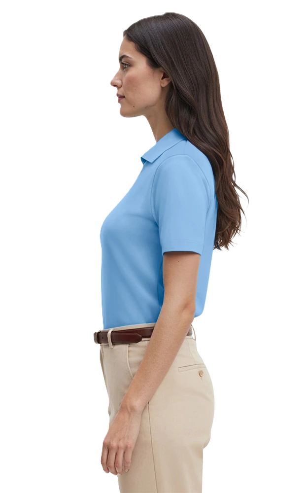 Ladies' Superblend V-Neck Polo 70