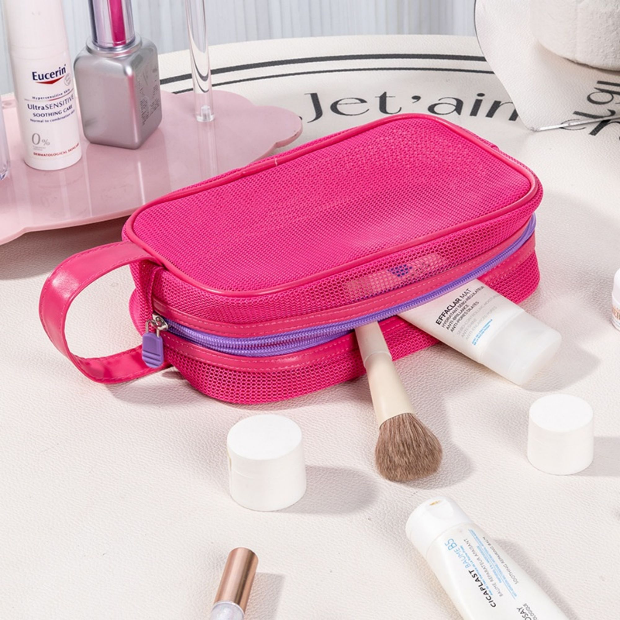 Translucent Makeup Cosmetic Travel Organizer Bag 4